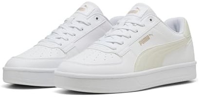 PUMA Unisex CAVEN 2.0 Sneaker, White-Vapor Gray Gold, 48 EU
