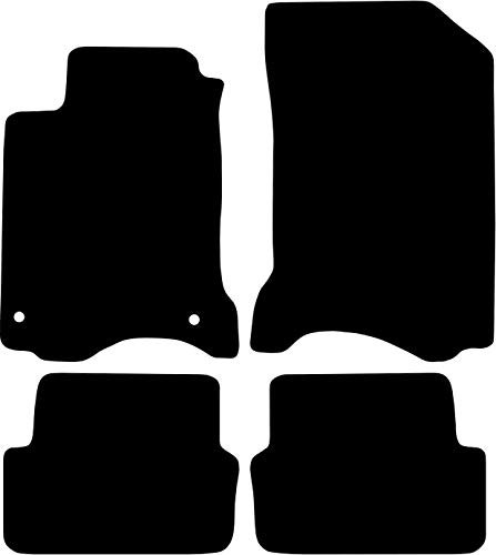 Kovvar Tapis de Sol Compatible avec Renault Laguna 2008-2015 Correspondant à la Version: 3 | 5 Portes/Grandtour | Qualité: Basic