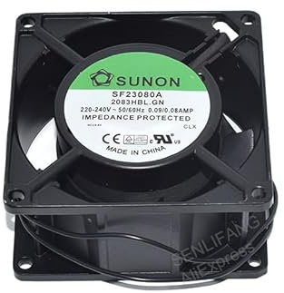 Senlifang Per Sf23080a 2083hbl.Gn 220 V 8 cm 8038 Ventilatore di raffreddamento a due linee