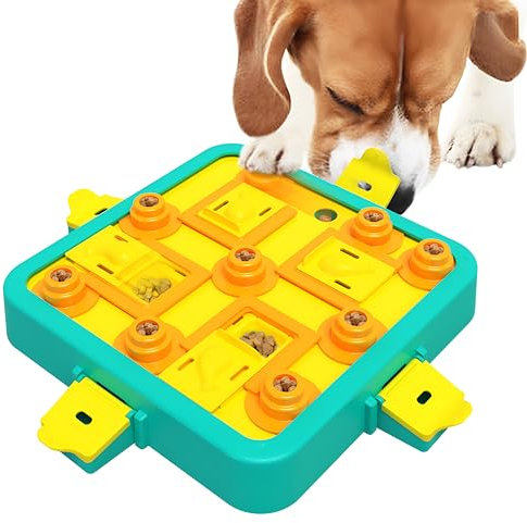 PYue Dog Puzzle Toys Interactive Toy for Large/Medium/Small Dogs, Treat Dispenser & IQ Puzzle Feeder for Boredom Relief, Dog Intelligence Toy Level 3 (Difficult)