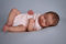 Zero pam Reborn Baby Mädchen 50 cm Reborn Baby Vollsilikon Lebensechte Puppe Mädchen Mit Haaren Newborn Schlafenden Babypuppe Weichkörper Wasserdicht Reborn Babys Toddler Puppen mit Zubehör