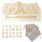FEENSTAUB Personalisierter Adventskalender, wiederverwendbarer Adventskalender Holz, Adventskalender Brett graviert, Holzleiste Adventskalender zum Aufhängen, DIY Weihnachtskalender Weihnachtsgnom