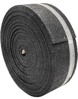 MISTERKANISTER - Gummigranulat-Rolle, Terrassenpads, Unterleger aus Gummigranulat, Bautenschutzmatte, Terrassen-Pads Rolle, Legars Beteiligtes Profil, Antirutsch Gummi, Dämmstreifen - 20.000x60x3mm