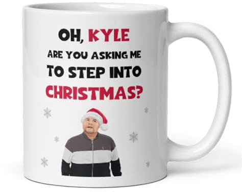 Confidently Quirky - Personalised Step Into Christmas Smithy White Mug, Funny Gavin And Stacey Christmas, Colleague Secret Santa Gavin and Stacey Secret Santa, Funny Nessa Cup