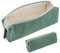 Deepton Federmäppchen Cord, Stifte Mäppchen Mädchen, Grün Aesthetic Pencil Case Girl Adults, Schlamppermäppchen Damen, Federtasche Erwachsene Federmappe für Schule, Büro