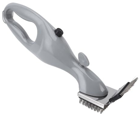 Brosse de Nettoyage en Acier Inoxydable, Accessoires de Nettoyage de Barbecue, Brosse de Barbecue, Nettoyeur à Vapeur pour Grilles de Cuisson au Charbon de Bois, Accessoires de