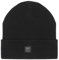 KnowledgeCotton Apparel Beanie Wolle Mütze, Black Jet tiefschwarz