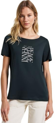 T-Shirt mit Wording Print