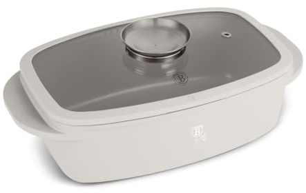 Berlinger Haus 6 l Bräter mit Aromadeckel Sahara Collection – Hochwertiger Bräter für Ofen und Herd, ideal zum Braten, Schmoren und Garen von Fleisch und Gemüse