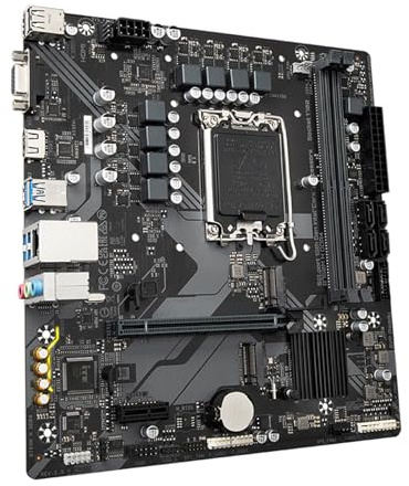 Placa Madre Placa Base Fit For GIGABYTE B760M H DDR4, Intel B760, Socket LGA1700, 64 GB, M.2, SATA III, USB 3., Ordenador for Juegos (DIY)