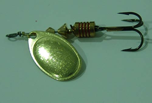 Cuiller Tournante A Palette Ovale - Mepps Aglia N°2-4,5G - Or