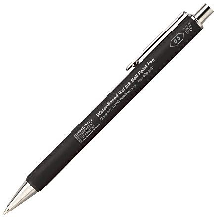 STALOGY Water-Based Gel Ink Ball Point Pen 0.5mm Black