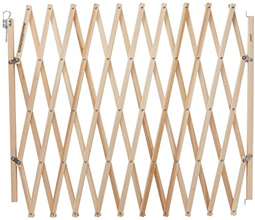 Savic 13169 Schutzgitter Akkordeon Holz, braun, 230x60x2cm