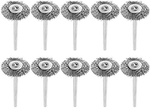 100 25 mm Mini Edelstahl Scheibenbürste Polieren Rotary Werkzeug für Grinder