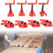 4 Stück 3/4 '' Holzklemmen Set Rohr Schraubzwinge Rohrzwingen zum Verkleben und Bohren von Holz Holzbearbeitungsklemme Schraubzwinge für Holz Holzbearbeitung Schnelles Anziehen und Lösen F Clip