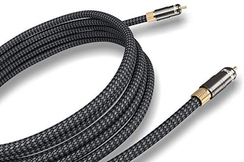 Ricable MB10 Magnus Sub 10 m - High-End Cable Audio Blindado RCA para Subwoofer Alta fidelidad