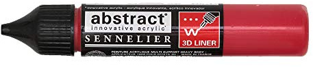 Sennelier Abstract Acrylic 3D Liner 27ml (Cadmium Red Light Hue)