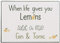 IB Laursen Metall Schild 'When Life Gives You Lemons' Spruch Wand schwarz weiß