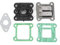 50ccm pocketbike vergaser,Vergaser Membranventil Verteiler Kit, Vergaser Reparatursatz Ersatzteile Reed Valve Carb Einlasskrümmerdichtungen für 47ccm 49ccm Pocket Bike Mini ATV/Dirt Bike