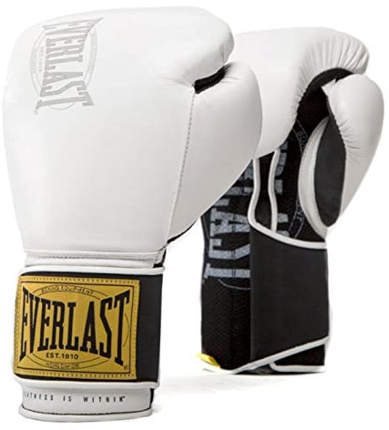 Everlast 1910 Classic Guantes De Boxeo para Entrenamiento, Blanco, 453 G (16 Oz)