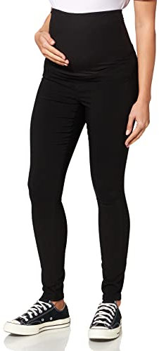 MAMALICIOUS Damen Mllucy Black Slim Pant A. Noos, Black Denim, L
