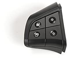 Auto Lenkradschalter Tasten Abdeckung, 1648200010/1648200110 Steuertasten Links und Rechts Knopf Cover für W164 W251 W245 Classe GL ML R B Auto Multifunktions Lenkrad Schalter Ersatz Abdeckung