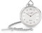 Hermann Jäckle Dresden Dünne Quarz Taschenuhr Mineralglas Kette & Etui