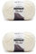 Bernat Blanket Vintage White Yarn - 2 Pack of 300g/10.5oz - Polyester - 6 Super Bulky - 220 Yards - Knitting/Crochet