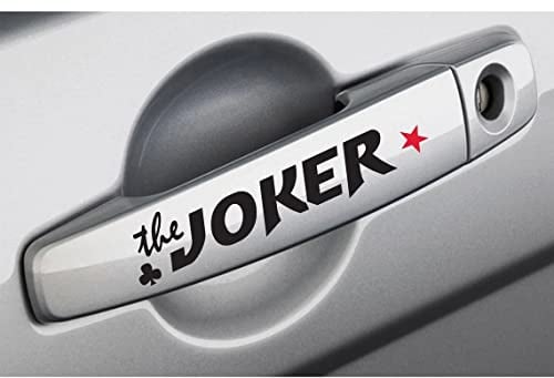 myrockshirt Joker Stern Us Karte Türgriff Sticker zweimal Aufkleber Autoaufkleber Sticker Decal