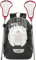 MARITTON Lacrosse Bag Rucksack - Großer Rucksack für alle Lacrosse- oder Feldhockey-Ausrüstung - Zwei Stockhalter und separates Schuhfach für Stollen (BLK)