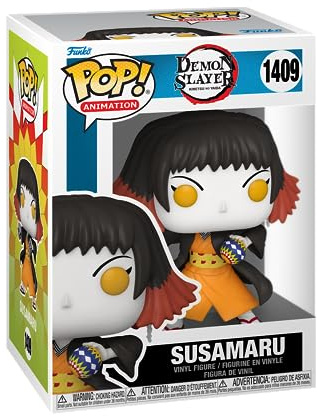 Funko POP! Animation: Demon Slayer - Susamaru - 1/6 Odds for Rare Chase Variant - Collectable Vinyl Figure - Gift Idea - Official Merchandise - Toys for Kids & Adults - Anime Fans