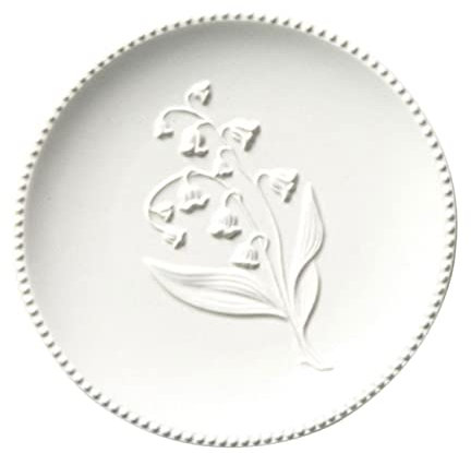 Veemoon Assiette En Relief Assiette De Pâtes Ronde Assiette à Steak En Céramique Assiettes De Thanksgiving En Céramique Plats Blancs Fleurs Démodé Porcelaine à Faible Teneur En Os Blanche