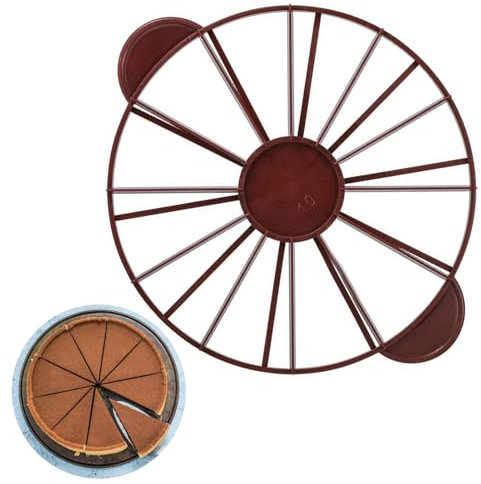 Diviseur De Gâteau, Marqueur De Portion De Gâteau Double Face Rond 10/12 Pièces Outil De Cuisson De Diviseur De Gâteau, Séparateur à Gâteau Découpe Gâteau Ronde Trancheuse à Tarte