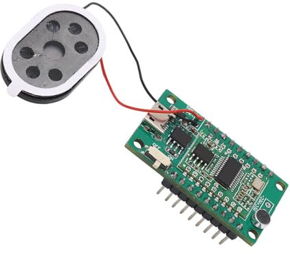 Spacnana Sprach Steuerungs Entwicklungs Platine PCB 5V USB-Netzteil Spracher Kennung Modul für Relais, LED-Leuchten und PWM-Dimmen, SPACNANAZPUTEM4S8Y