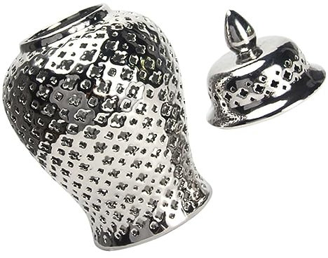 AOKWAWALIY Vaso rivestito in ceramica Lavora il vaso di cipolla cinese semplice mediterraneo di porcellana cinese di decorare prodotti per la casa serbatoio di stoccaggio casco vaso di metallo vaso di