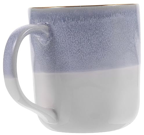 OUNONA Chic Gold Rim Ceramic Mug Set of 4 Espresso Mugs Cappuccino Cups for Home Office Restaurant Tea Coffee