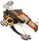 Superbuybox Link Martial Arts Schwert Speer Pfeil Bogen Schild Actionfigur Spielsammlung Schreibtisch Raumdekoration Rucksack Anhänger Geschenk (Savage Lynel Bow)