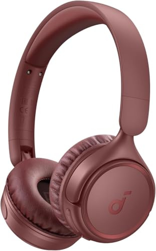 soundcore H30i Cuffie senza fili On-Ear, design pieghevole, bassi puri, riproduzione 70 ore, Bluetooth 5.3, leggeri e confortevoli, controllo app, connessione multipoint (ricondizionata)