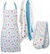 Cooksmart 5 Piece Spotty Dotty Set - Aprons, Tea Towels & Double Oven Gloves Perfect For Any Kitchen