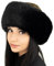 Futrzane Siberian Mütze mit Fellrand - Fellmütze Damen - Pelz und Leder Hut (XL, Olive - Schwarz Siberian)