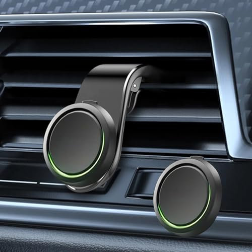 Qoosea Halterung für OOONO CO-Driver NO1/NO2 mit Clips, Generisch KFZ Clip Tachohalterung, Lüftungsschlitz Halter kompatible mit OOONO Blitzerwarner Auto - Schwarz
