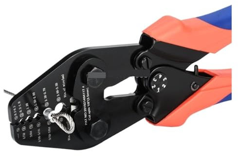 BADIKA Quetschzange Drahtseil-Crimpwerkzeug Zangen 1-6mm Mehrdrahtseilzange CWR-35 CWR-60 CWR-1522 CWR-1328 IWS-102(CWR-60)