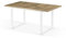 B&D home Esstisch Levin, ausziehbar 120-160 x80 cm 4-6 Personen Küchentisch Holztisch mit Kufengestell schwarz für Küche, skandinavisch Industrial Design, Eiche Optik, 11202-UW-EIDA-P