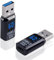 Maxhood 10Gbps USB C Female to USB A Male Adapter Gen 3.2, Type C to USB A Converter with Digital Display 5V/3A Fast Charging Compatible with Phone, Galaxy, Macbook,PC, 2Pack
