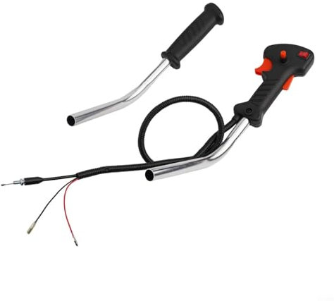 Komplette Montage Motorsense Trimmer Steuerrohr Griff Schalter und Gaszug