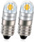 Ruiandsion E10 LED Birne 3030 2SMD Chip 9V Nicht Polarität 200LM Warm White LED Birne Ersatz für Taschenlampen Fackel Arbeitsleuchten Pack von 2