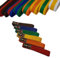 KIHON Karategürtel, Kampfsport-Gürtel, Karate-Gürtel, Budogürtel, Taekwondo-Gürtel für Kinder und Erwachsene einfarbig Mehrfarbig (Orange-Grün, 260)