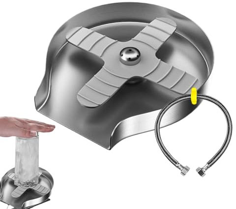 Sghtil Lavadora de Vasos para Fregadero, Lavadora de Vidrio para Fregadero - Potente Lavavasos para Cocina | Lavadora de vasos para fregadero, enjuagadora de vidrio sin esfuerzo, lavadora de vidrio