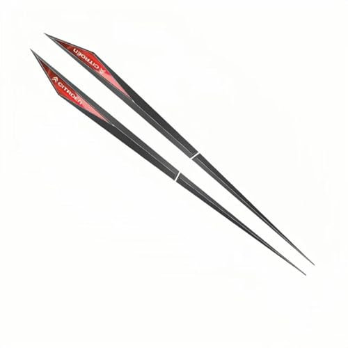 WUDILIYI 2 Stück Auto Metall Aufkleber Seitlicher Kotflügel für Citroen Berlingo III M 2018-, Styling Personalisieren Sport Emblem Abziehbild Karosserie 3D Dekorative,B