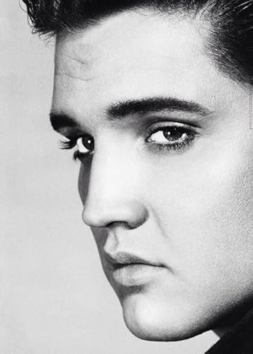 ERUZO 5D-Diamantmalerei-Stickerei-Kunstset zum Selbermachen – Elvis,Unisex, Erwachsene und Kinder – moderner Stil – nicht faltbar, 40 x 40 cm